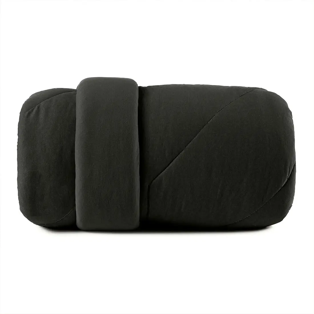 Edredom Malha Fio Penteado 100% Algodão - Preto Primitivo - Casal - 1