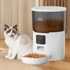 Alimentador Automático Pet, 4L Comedouro para Caes Fácil Comedouro Elevado para Caes, Controle de Aplicativo WiFi - Gravador de Voz - 1