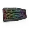 Teclado Gamer Redragon Harpe, Membrana, RGB, ABNT2, Wireless - K503-KS - Preto - 1