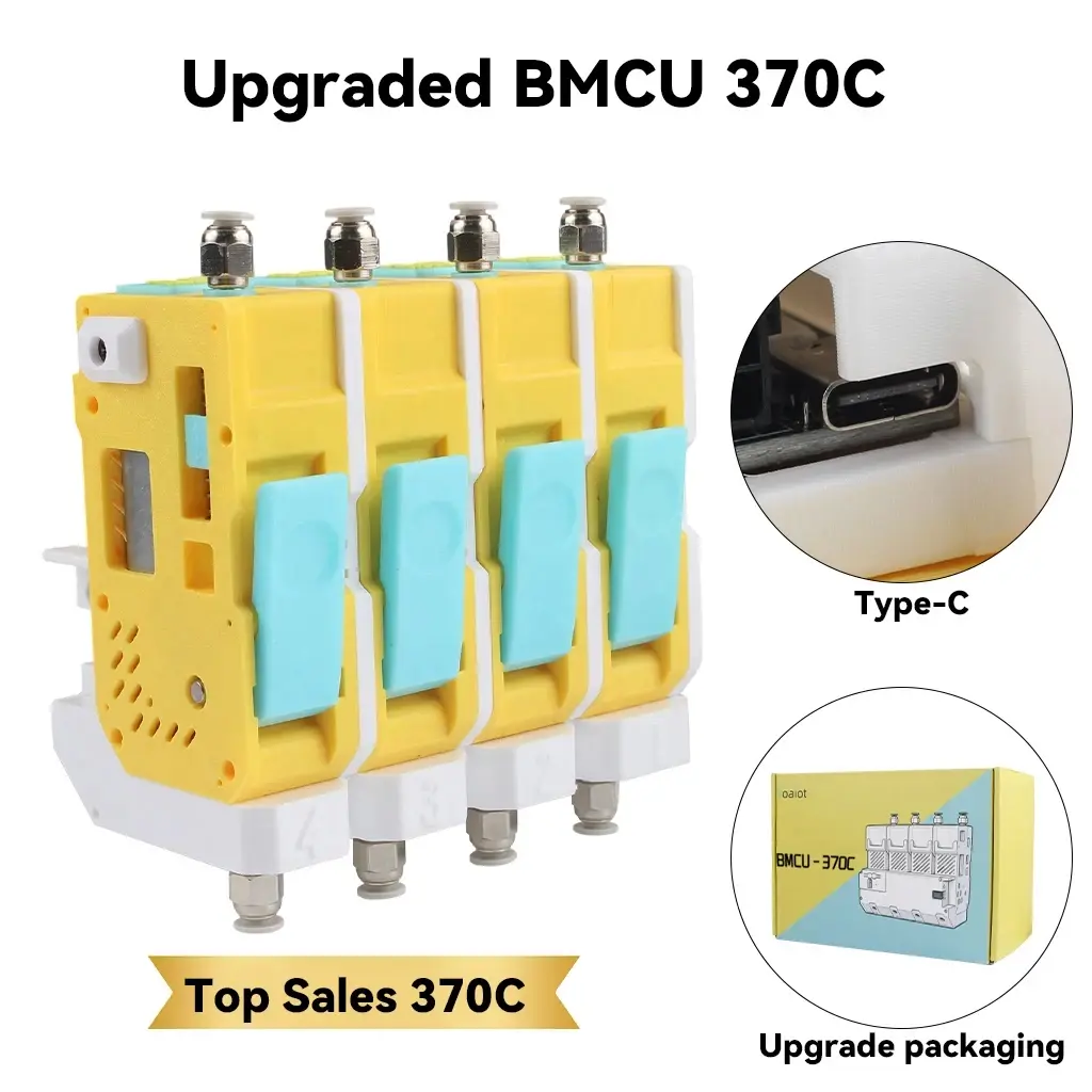Toaiot BMCU 370C AMS Lite BMCU370C DM Sensor Hall de Recarga Automática com Amortecimento Bidirecional para Impressora 3D da Série A1/P1 AMS MMU - 1