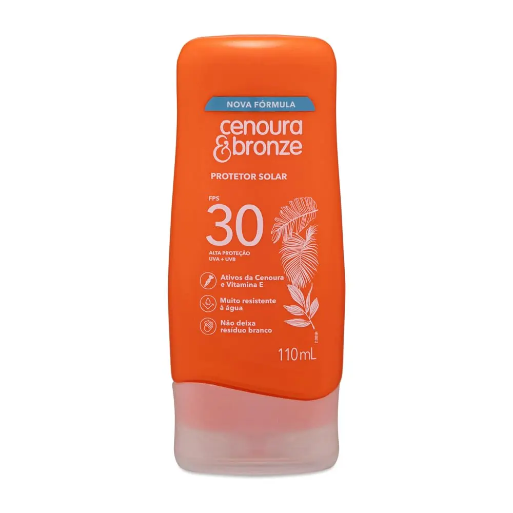 Protetor Solar FPS 30 Cenoura & Bronze 110ml - 1