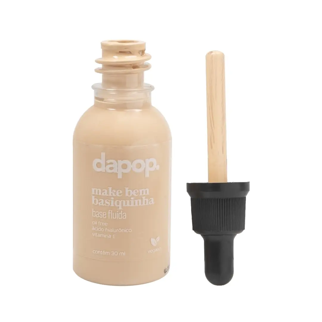 Base Fluída Make Bem Basiquinha - Dapop (01) | Leve Fluida, Acabamento Natural, Dia a Dia, Econômica - 1