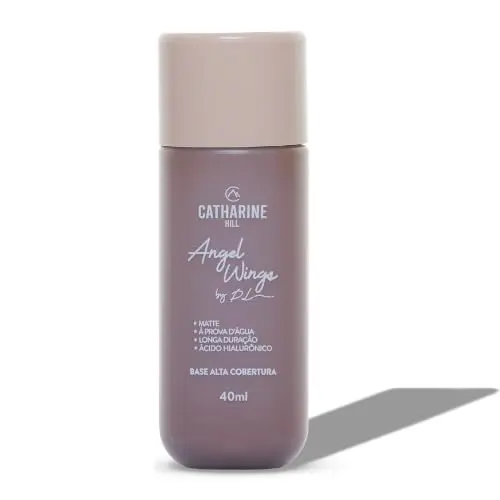 Catharine Hill Base Líquida Alta Cobertura Angel Wings 2022/A10.5 40ml À Prova D'água Acabamento Matte Vegano Ácido Hialurônico