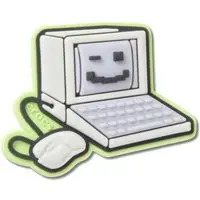 Infantil - Jibbitz™ Computador Retrô Único Branco