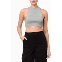 Top Feminino Tricot Lurex Decote Costas Calvin Klein Jeans - Light Grey Top Feminino Tricot Lurex Decote Costas Calvin Klein Jeans Light Grey g - 1