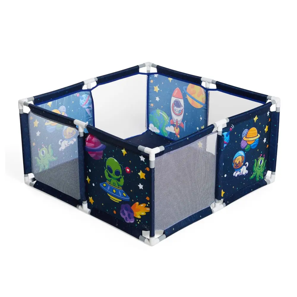 Maxi Baby Cercadinho de Bebê Chiqueiro Portátil Playpen2 (Azul)