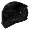 Capacete Asx City Solid Preto Brilho Masculino Feminino - 1
