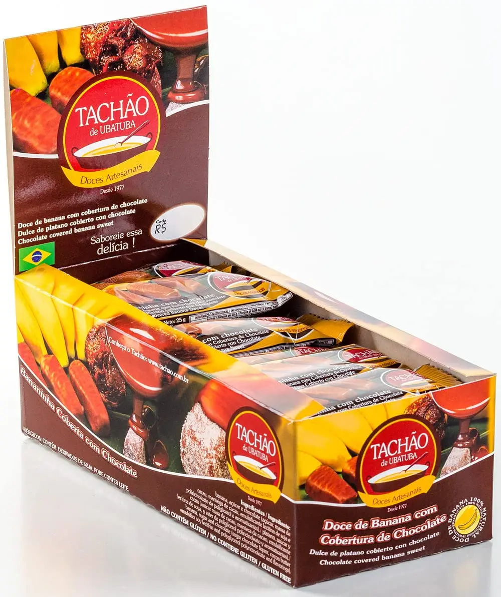 Bananinha com Chocolate TACHAO DE UBATUBA 24x25g