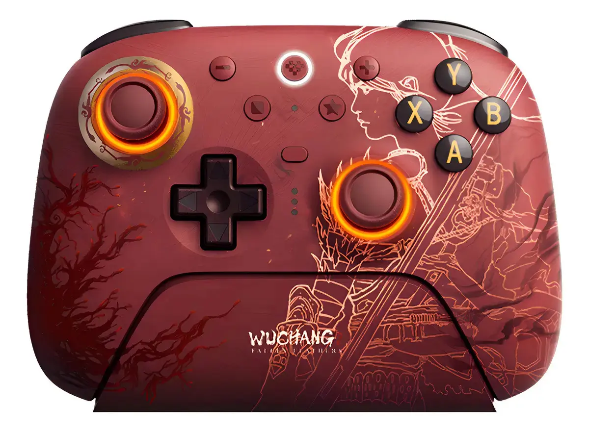 Controle Sem Fio 8bitdo Ultimate 2 Edição Especial Wuchang Cor Vermelho