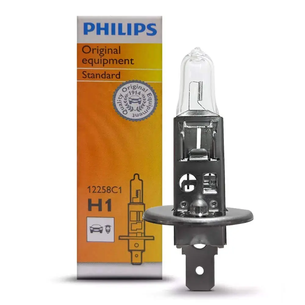 Lâmpada Farol H1 12V 55W - Philips 12258C1