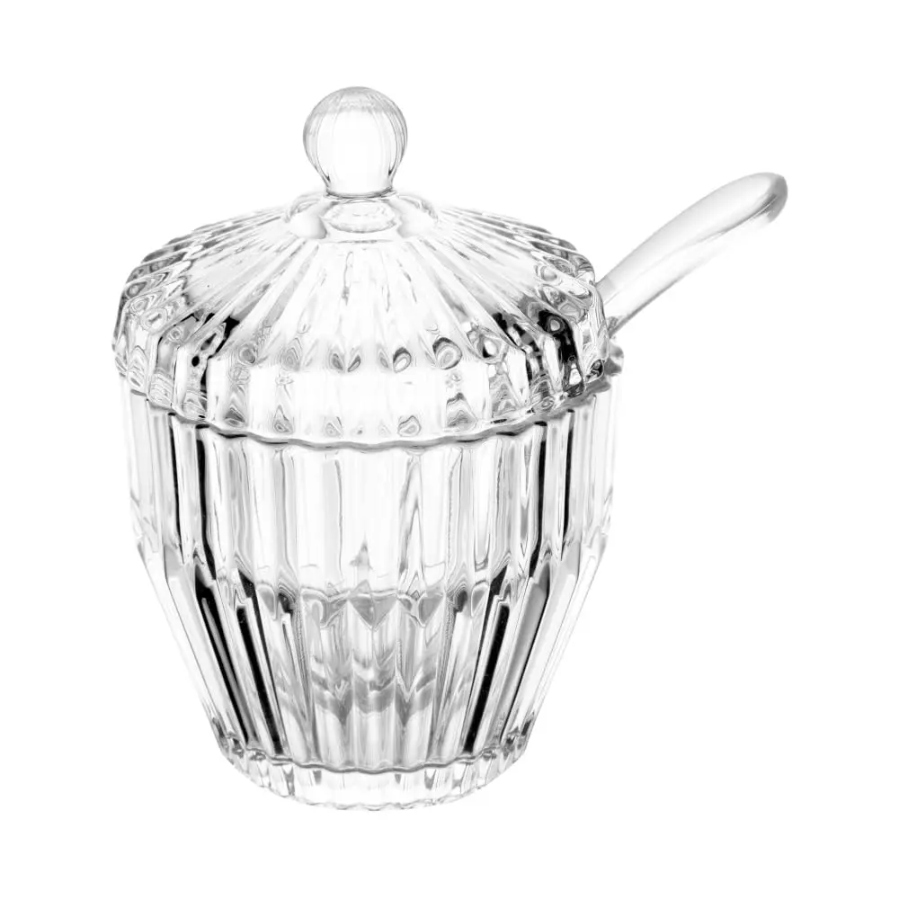 WOLFF - Açucareiro de Cristal Imperatriz 8cm x 8cm x 11cm