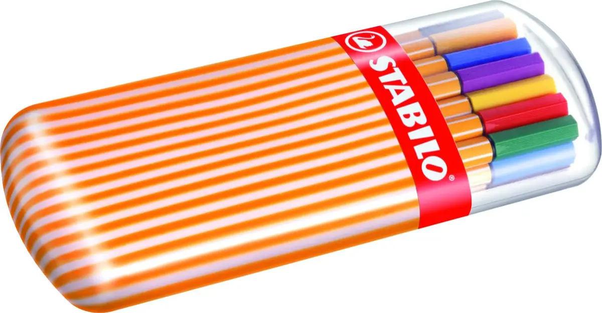 STABILO Point 88 Caneta Ponta Fina – Estojo com 20 Unidades – Em 20 Cores