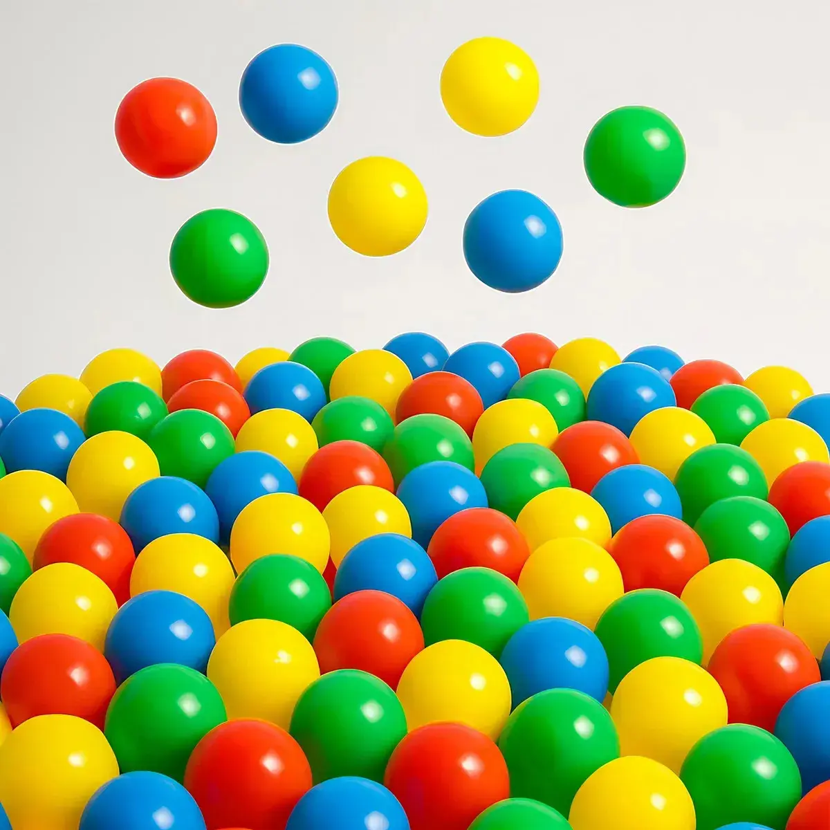 Kit de Bolinhas Coloridas para Piscina Infantil com 100 Unidades