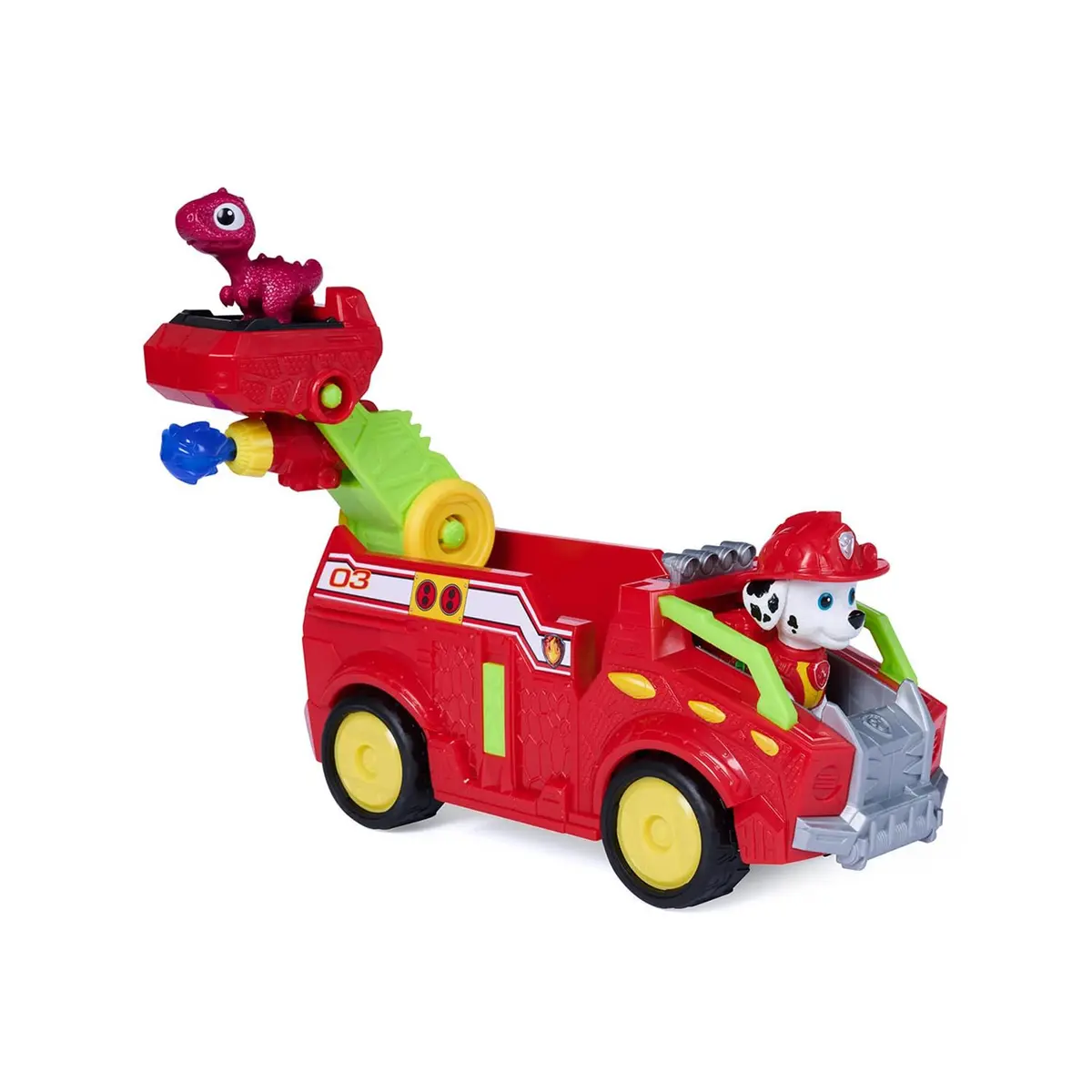 Sunny, Patrulha Canina, Veículo Marshall Dino Movie com Dinossauro | Carrinho do Marshall com Dinossauro, Boneco Incluso, Patrulha Canina Aventura Dino - 1