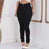 Calça Jeans Skinny Preta Cós Alto Levanta Bumbum - 1