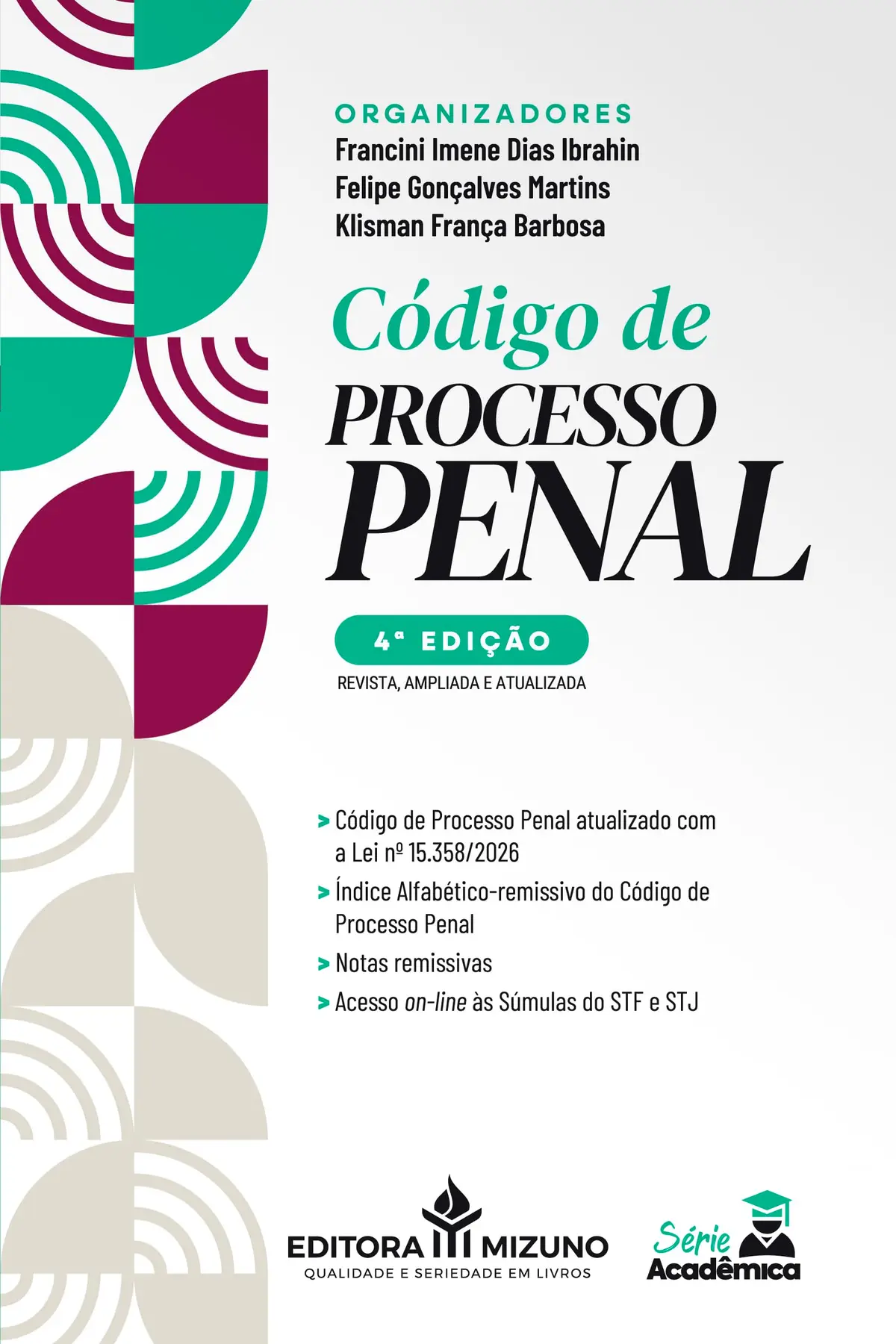Código de processo penal - 4ª edição (coleção mini códigos 2026) - 1