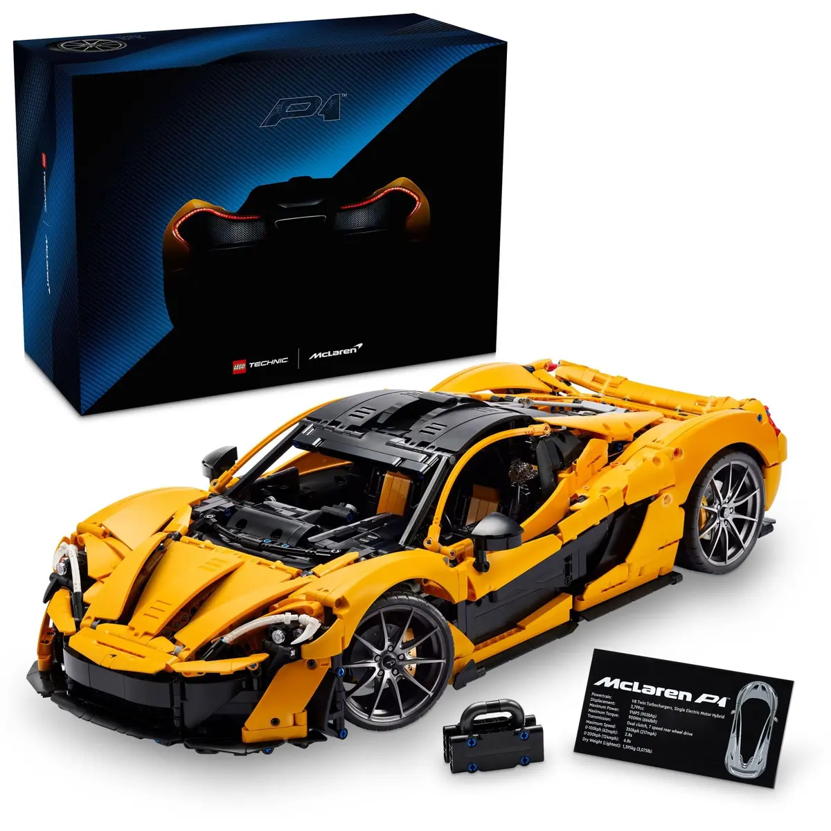 LEGO Technic McLaren P1, Conjunto de Hipercarro para Adultos 42172