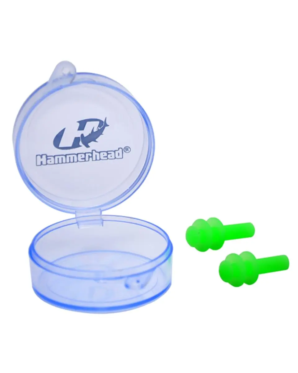 Tampão Protetor de Ouvido Hammerhead Natação Hidromaginástica 2 Peças - 1