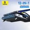 HUB BASEUS EH3, 12 em 1 com HDMI, Display Port, USB A, USB C, RJ45 para Notebook ou MacBook - 1