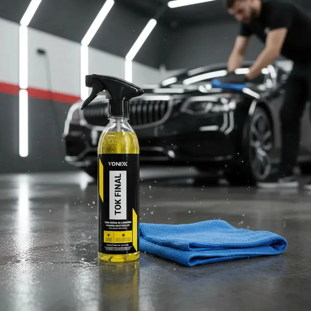 Cera Líquida Carnaúba Vonixx Tok Final Proteção Pintura 500ml + Toalha Microfibra thumbnail 4