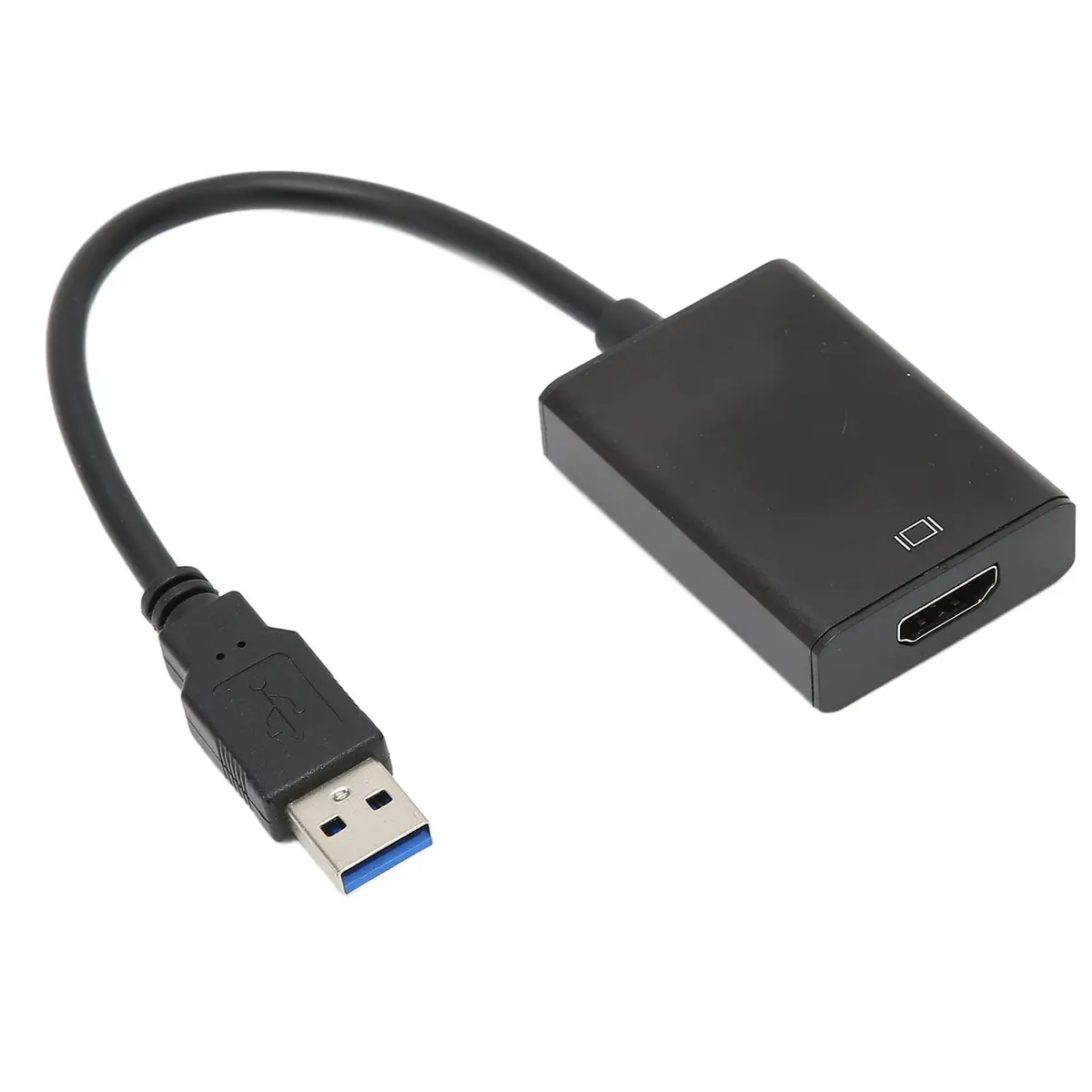 Adaptador conversor de USB para HDMI 1080P HD, Cabo de Áudio e Vídeo, Conversor de USB 3.0 para HDMI para PC, Laptop, Computador, Projetor, HDTV - 1