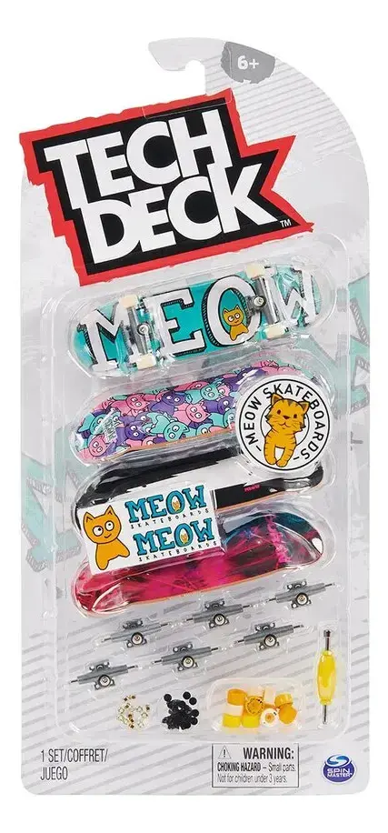 Skate De Dedo Tech Deck Com 4 Skates E Acessórios Sortidos - Sunny 2891 thumbnail 2