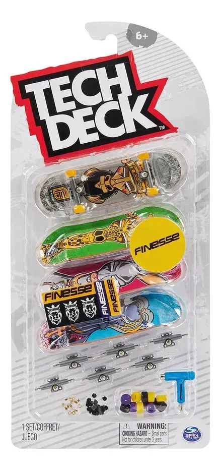 Skate De Dedo Tech Deck Com 4 Skates E Acessórios Sortidos - Sunny 2891 thumbnail 3
