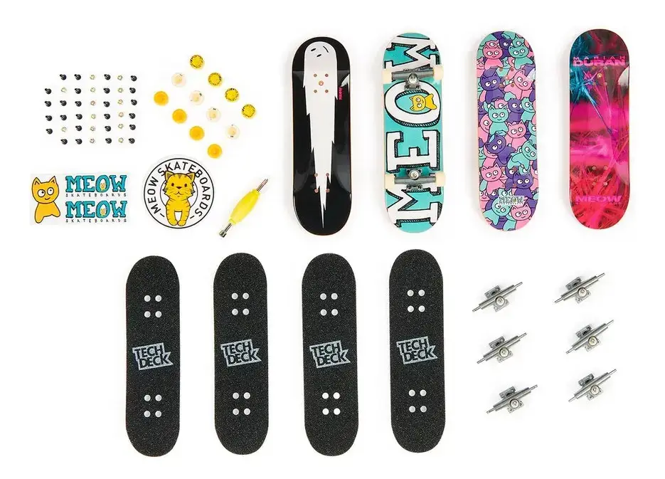 Skate De Dedo Tech Deck Com 4 Skates E Acessórios Sortidos - Sunny 2891 thumbnail 5