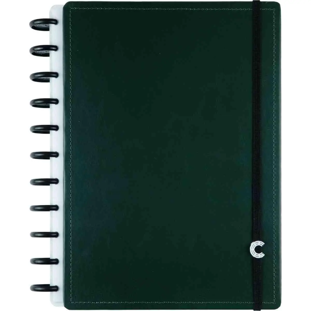 Caderno Inteligente, Grande, Dark Green, 10 matérias, 140 Folhas