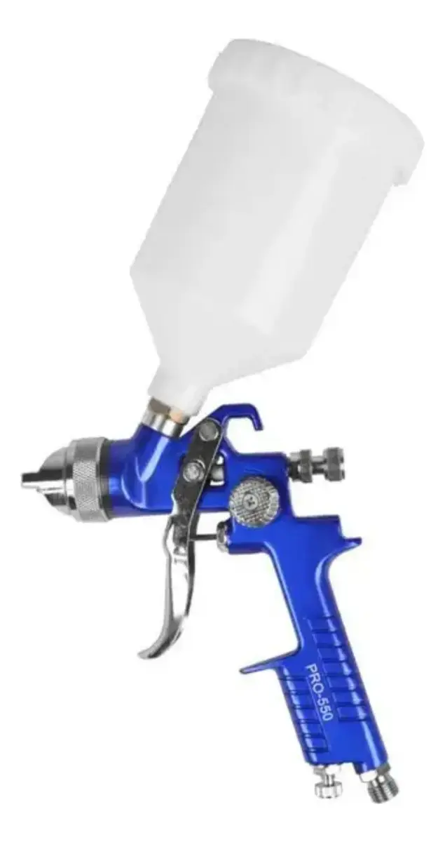 Pistola de Pintura Automotiva HVLP 1,7mm 600ml PDR PRO-550
