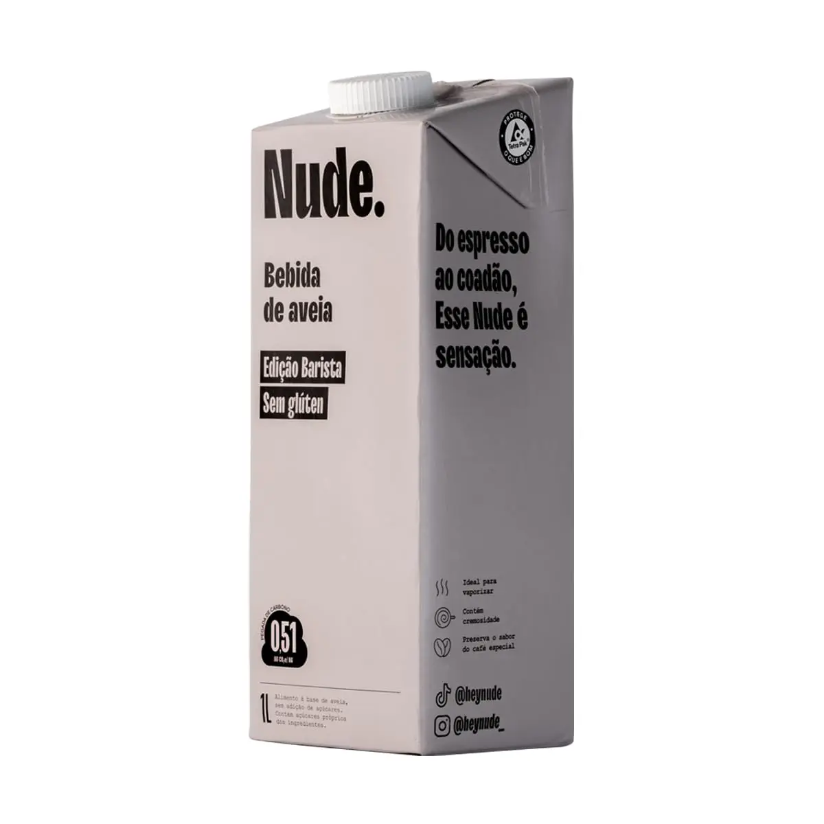 Nude Leite de Aveia Barista 1L