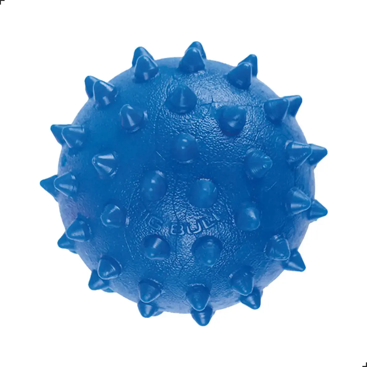 Brinquedo Cachorro Bolinha Cravo Big Bull Pet 75mm Borracha Atóxica Azul - 1