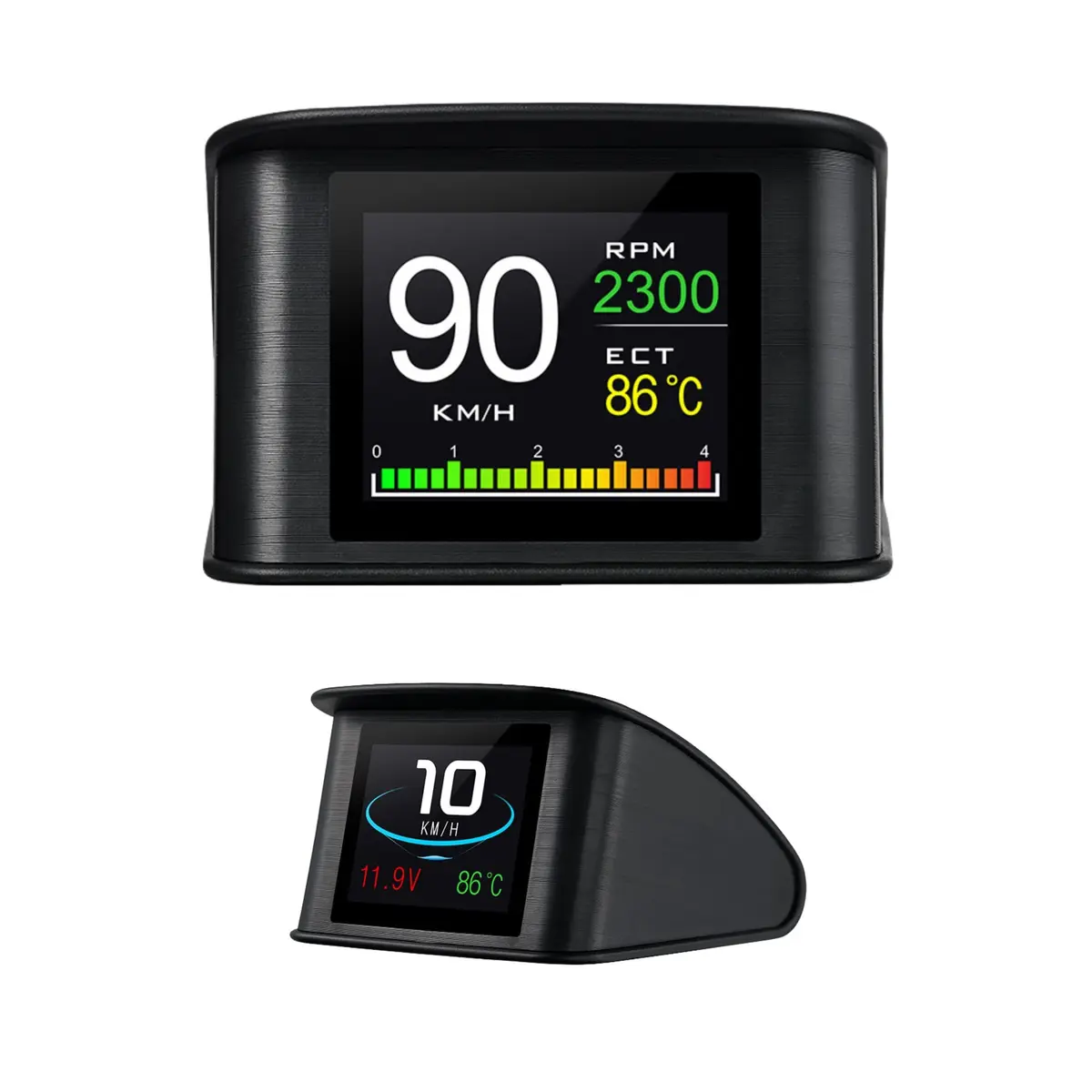 Computador de Bordo Digital P10 Display Hud OBD2 Automotivo Velocimetro