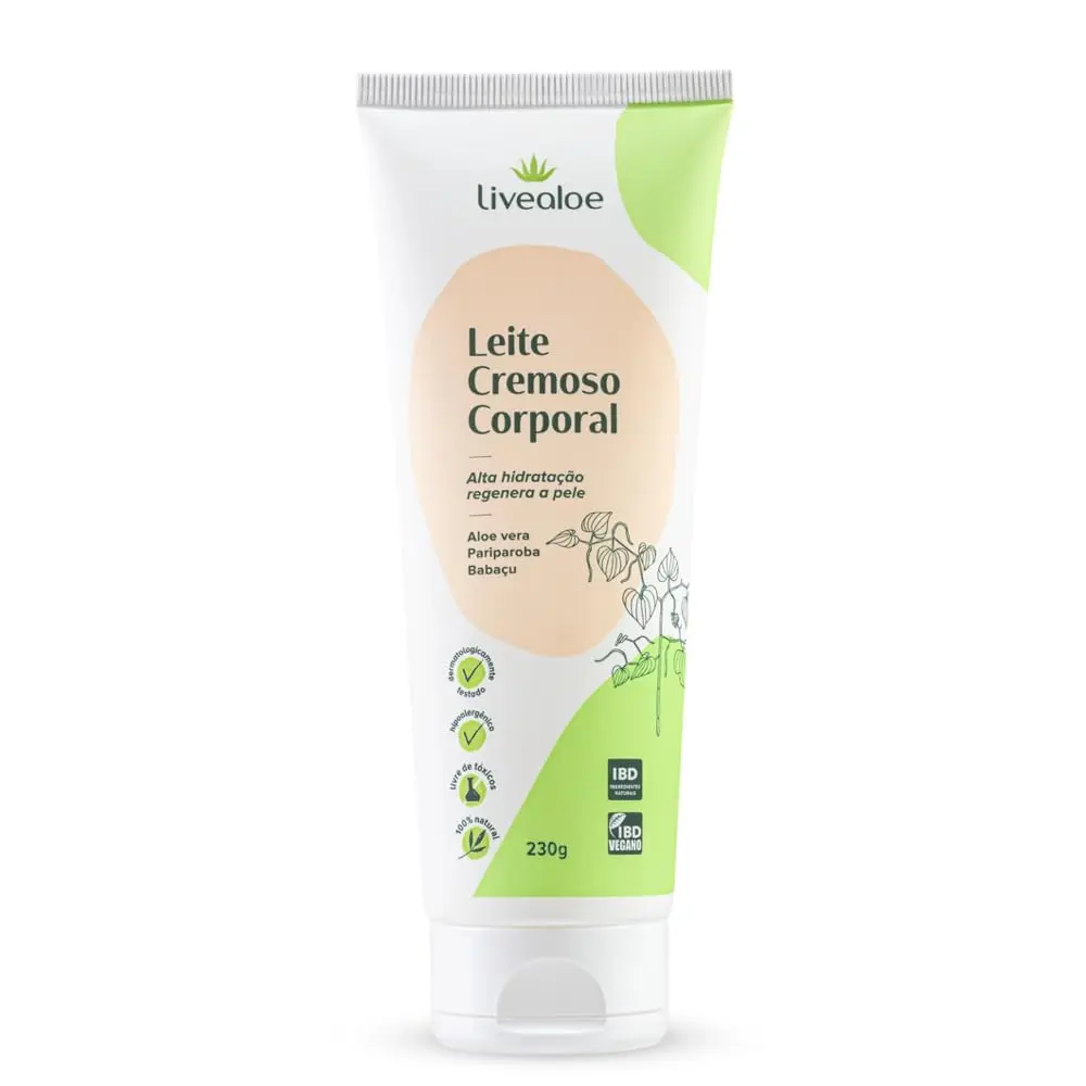 Leite Corporal Cremoso LiveAloe