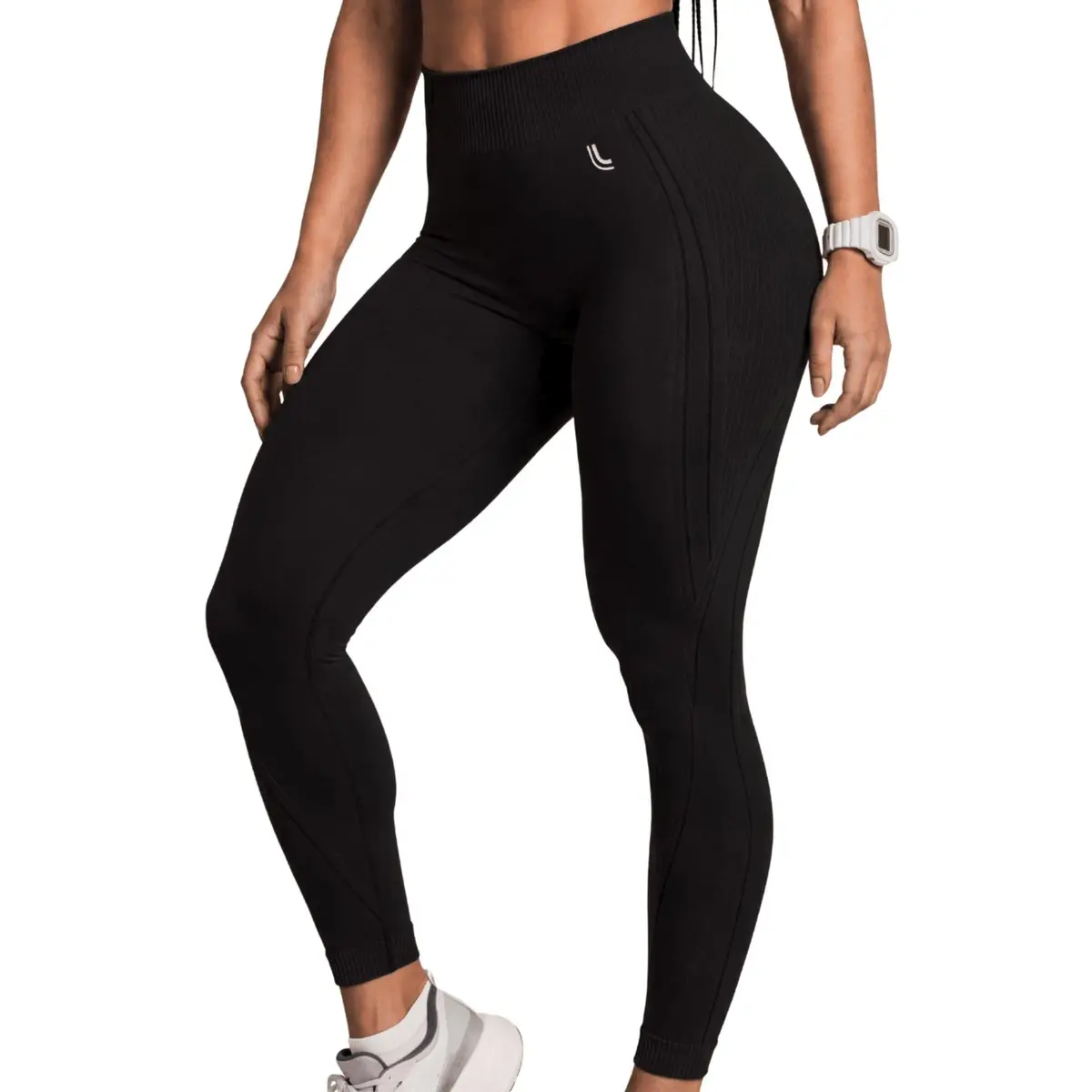 Calça Legging Lupo Fitness Feminina Esportiva Em Poliamida Texturizada a Ar Sem Costura - 1