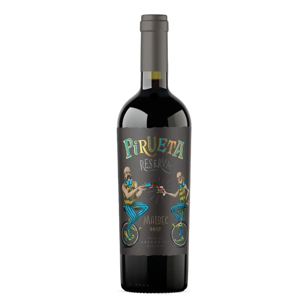 Vinho Tinto Argentino Pirueta Reserva Malbec 2020 750ml