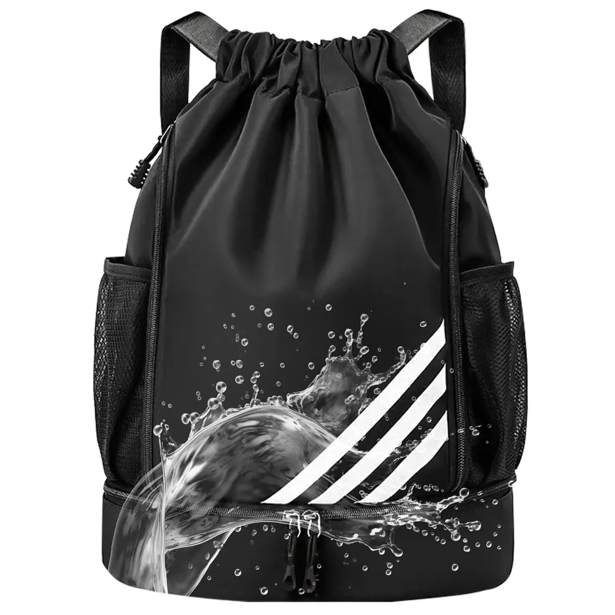 Mochila Esportiva Impermeável para Academia, Bolsa Grande com Compartimento para Tênis e Itens Molhados - Futebol e Treino - 1