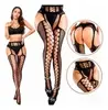 Cinta Liga Com Meia Trama Sensual Sexy Arrastão - 1