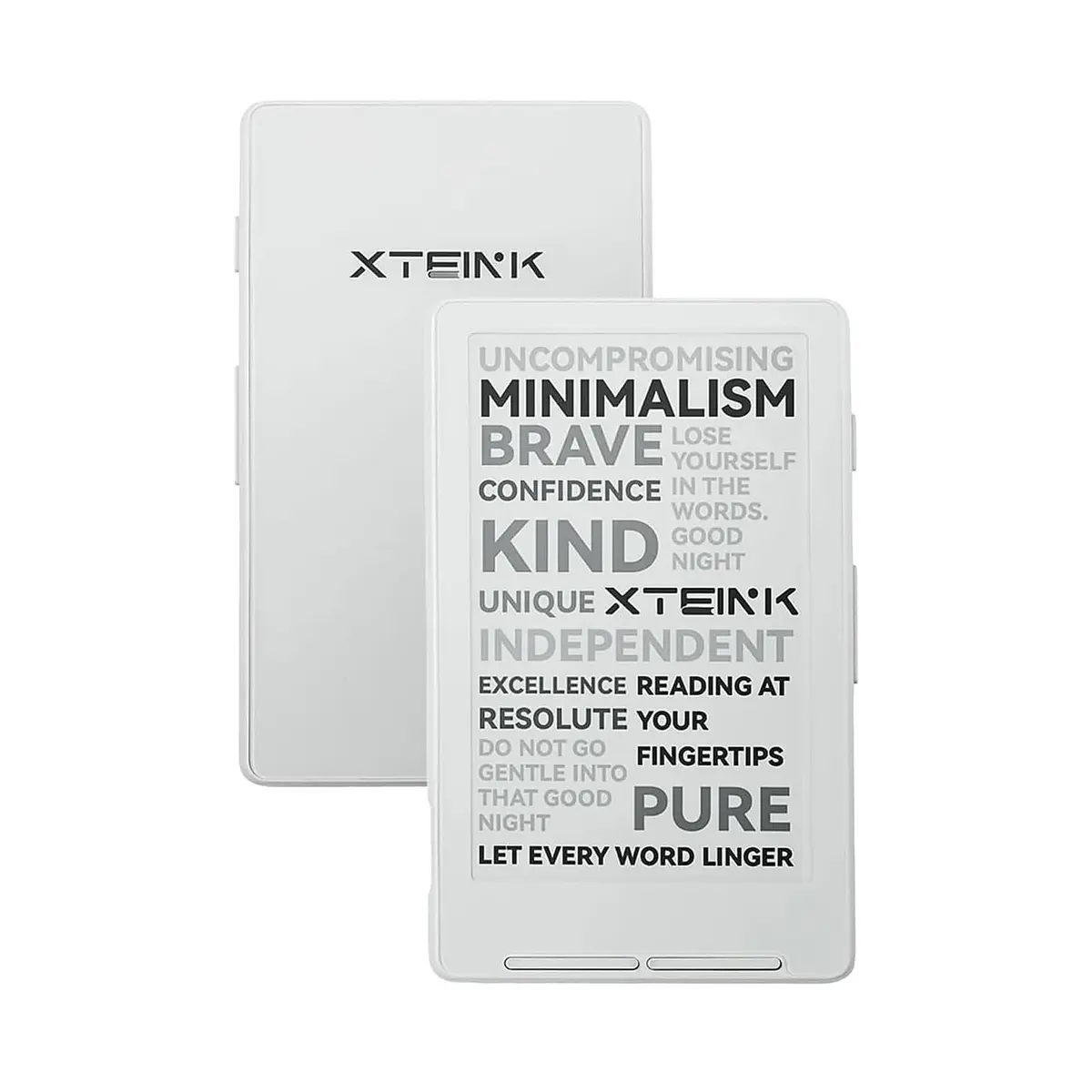 Xteink X4 Leitor de Livros Digital E-Ink 4,3 Pol 16GB Wi-Fi Bluetooth | Tela E-Ink 220 PPI sem luz azul, 77 g e 5,9 mm, traseira magnetica MagSafe, le EPUB e TXT, cartao microSD 16 GB incluso