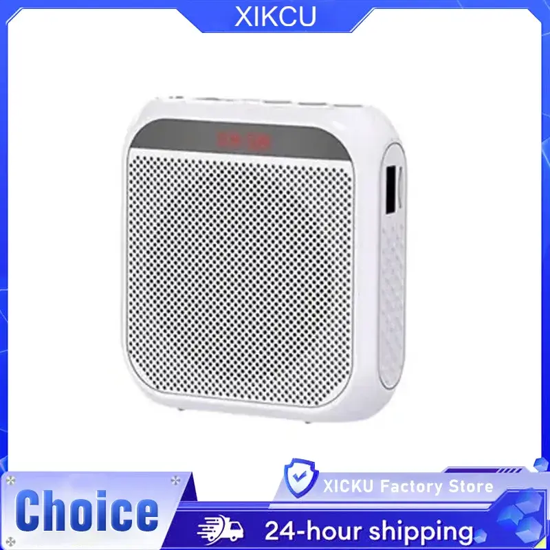Amplificador de Voz Portátil Recarregável com Microfone e Caixa de Som Bluetooth para Professores, Guias Turísticos, Reuniões, Palestras ao Ar Livre e Uso Diário