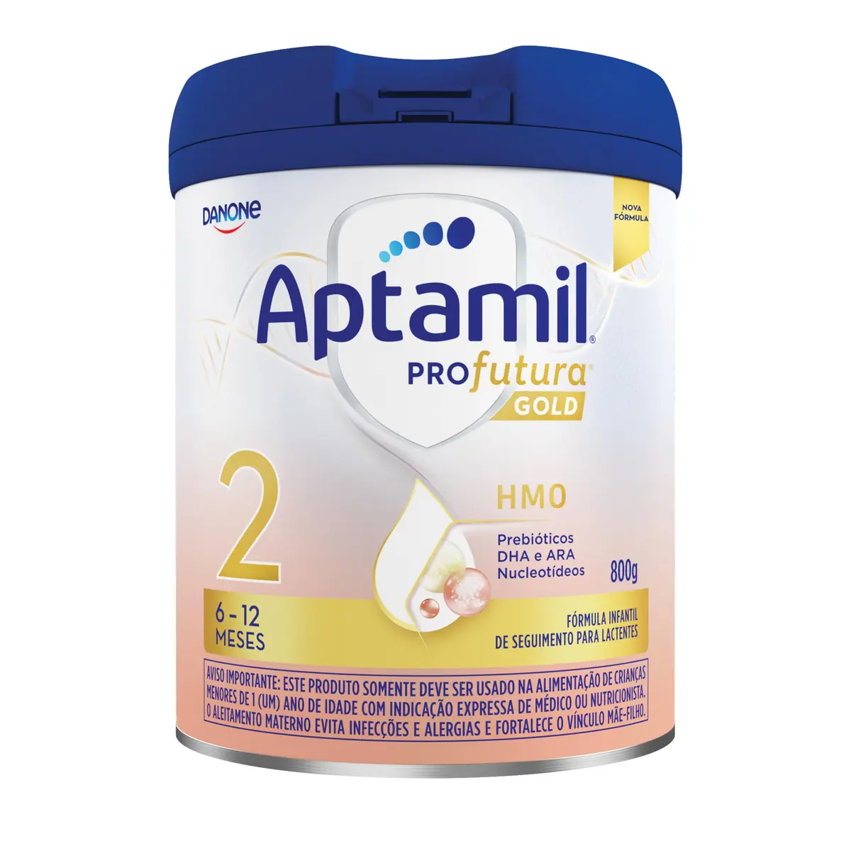 Fórmula Infantil: Aptamil Profutura Gold 2 800g - 6-12 meses - 1