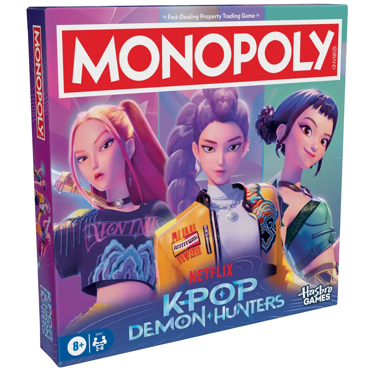 Monopoly Guerreiras do K-Pop Jogo de Tabuleiro 2 a 6 Jogadores 8+ Anos