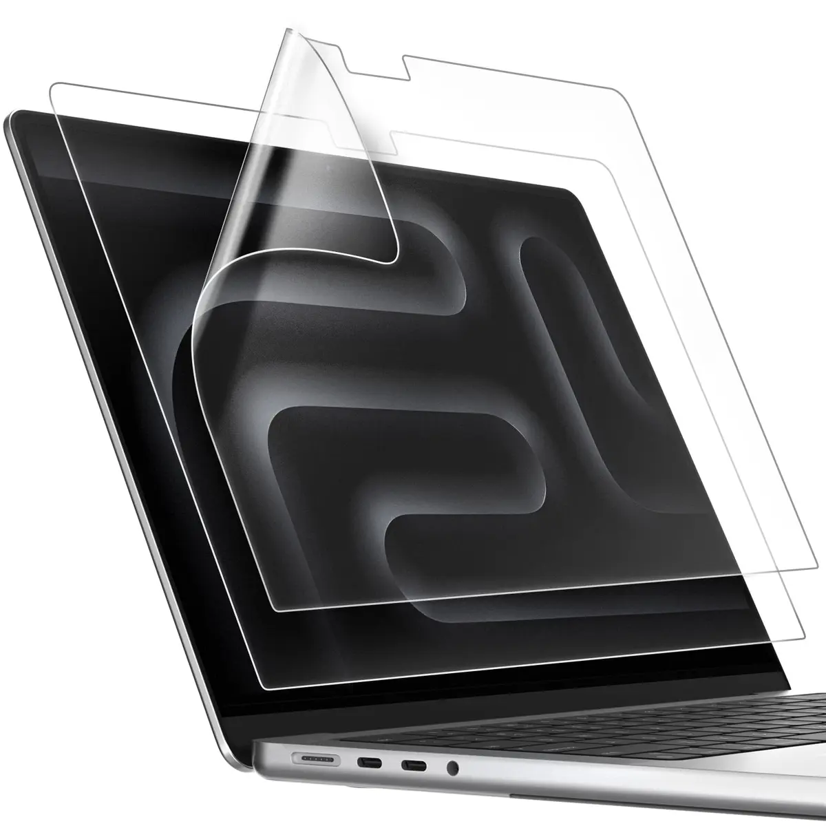 JETech Protetor de Tela Fosco para MacBook Pro 14" (M1-M5), 2 Unidades | Película Antirreflexo, Anti-Impressão Digital, Proteção Anti-Riscos