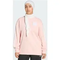 Moletom Gola Careca Lace Originals Branding Mulher adidas