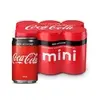 Pack de Coca-Cola sem açucar Lata 220mL 6 unidades - 1