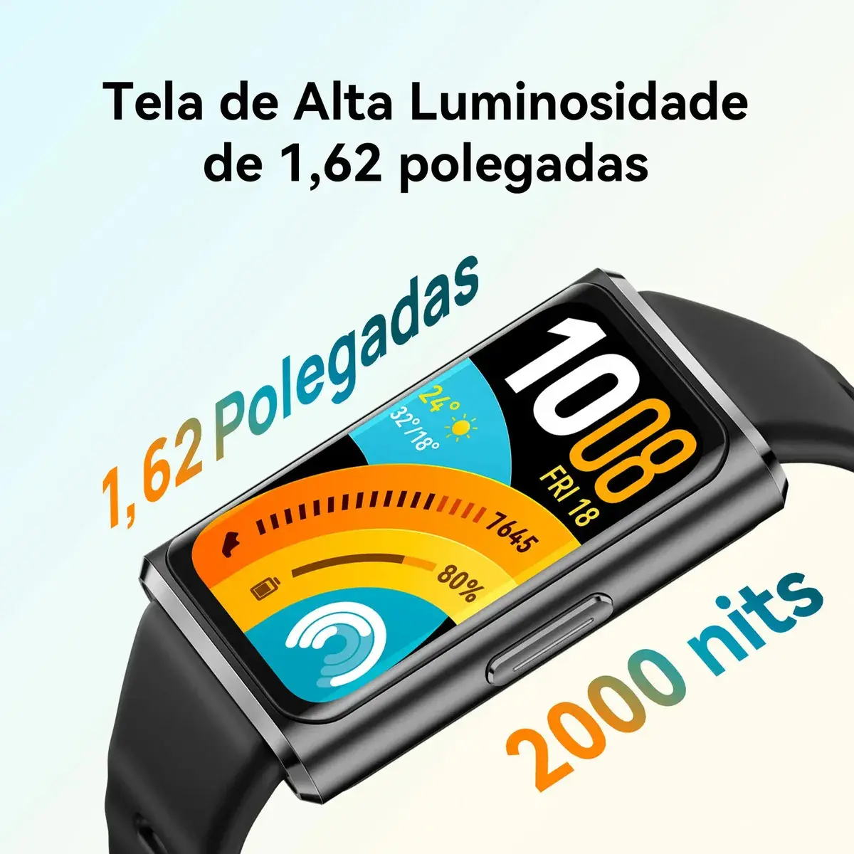 Smartwatch HUAWEI Band 11 Pro Posicionamento GNSS Autônomo Tela 162" AMOLED Bateria com Autonomia de Até 14 Dias Monitoramento Aprimorado do Sono Compatível com iOS e Android Preto thumbnail 3