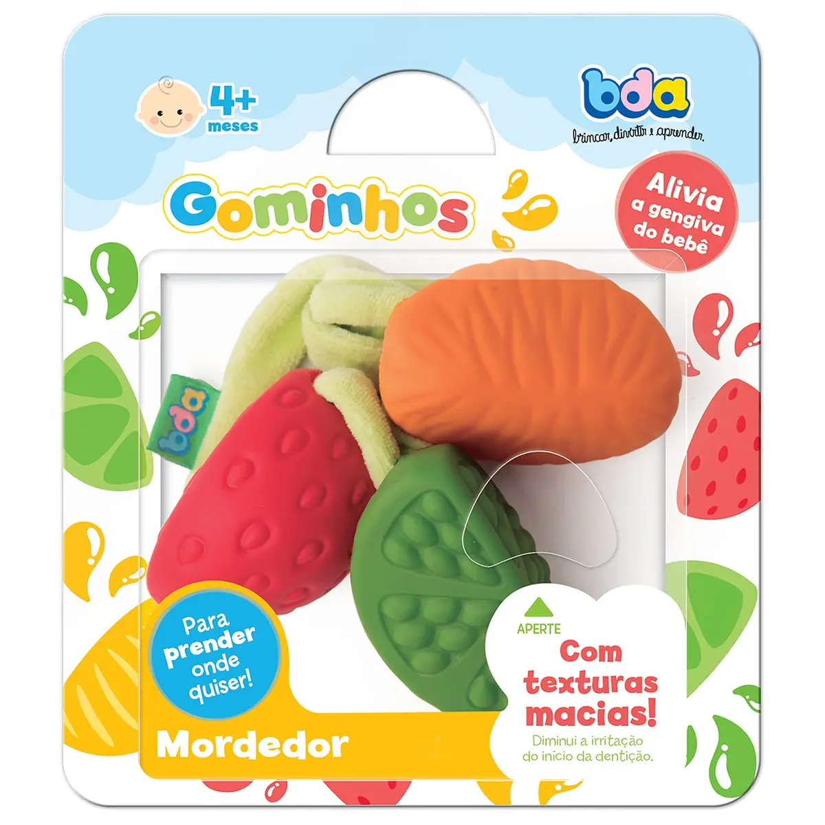 Toyster - Gominhos - Mordedor com Tecido - BDA - 1