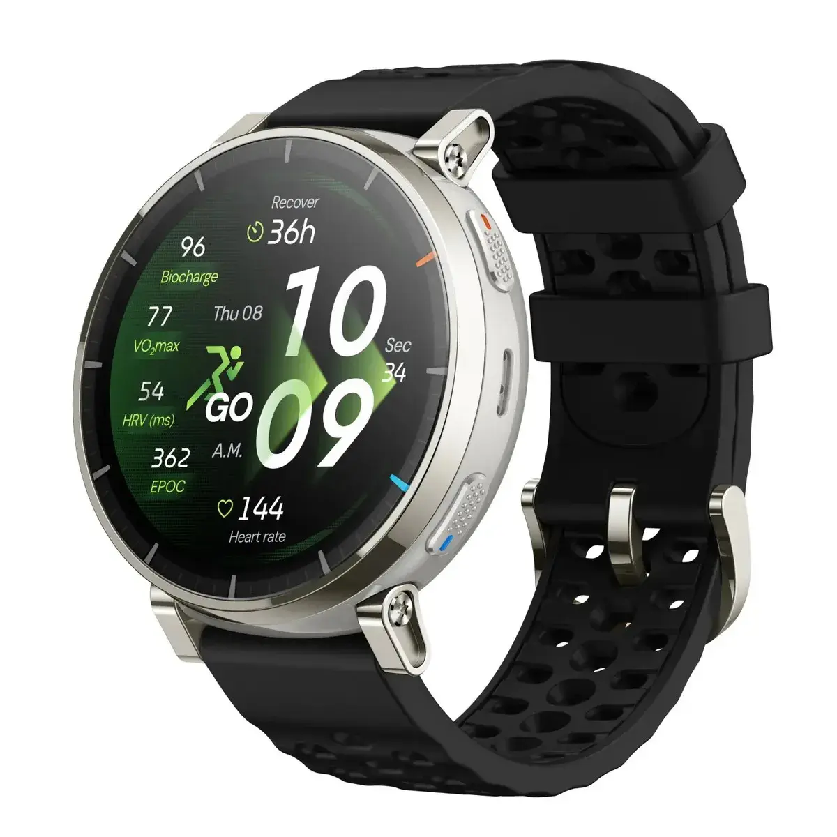 Relógio inteligente Amazfit Active 3 Amoled Preto