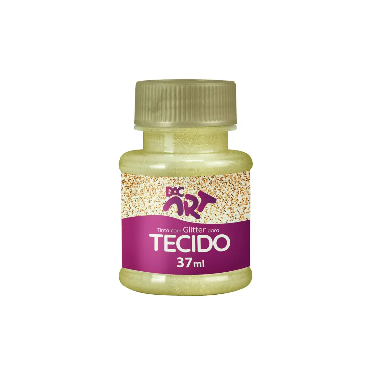 Tinta para Tecido Glitter DAC Art, 37ml