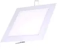 Painel LED Embutir 18W Bivolt Quadrado Branco - 1